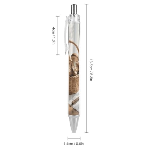 Stylos à bille Mushrooms pointe fine 0,5 mm écriture lisse - 2