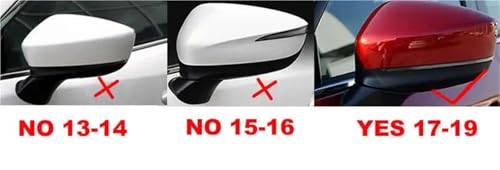 Rétroviseur latéral robuste pour Mazda CX-5 2017-2019 | Coque de rechange haute résistance L - 3