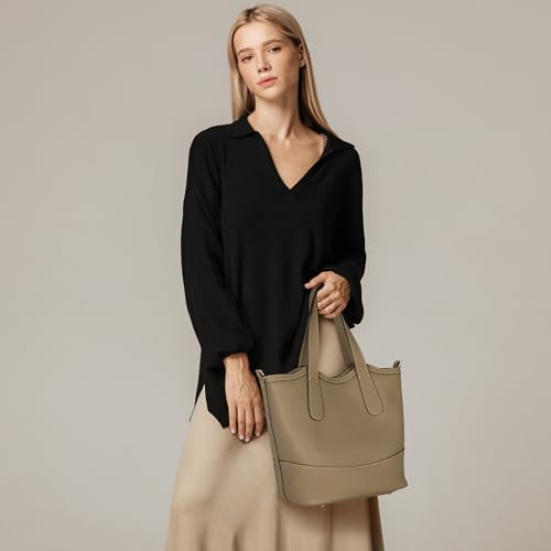 Iswee Genuine Leather Purses for Women Shoulder Handbags Designer Hobo Crossbody Purse Top Handle Purse2