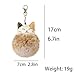 POYAMUSE Fluffy Cat Pom Pom Ball Keychain - Cute Kitty Plush Ball Accessory Keyring for Women Bag Decoration (White cat)