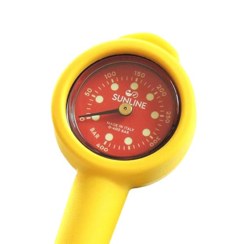 Comprobador flexible presión DOT Tecnomar en jaune résistant pour la plongée - 3