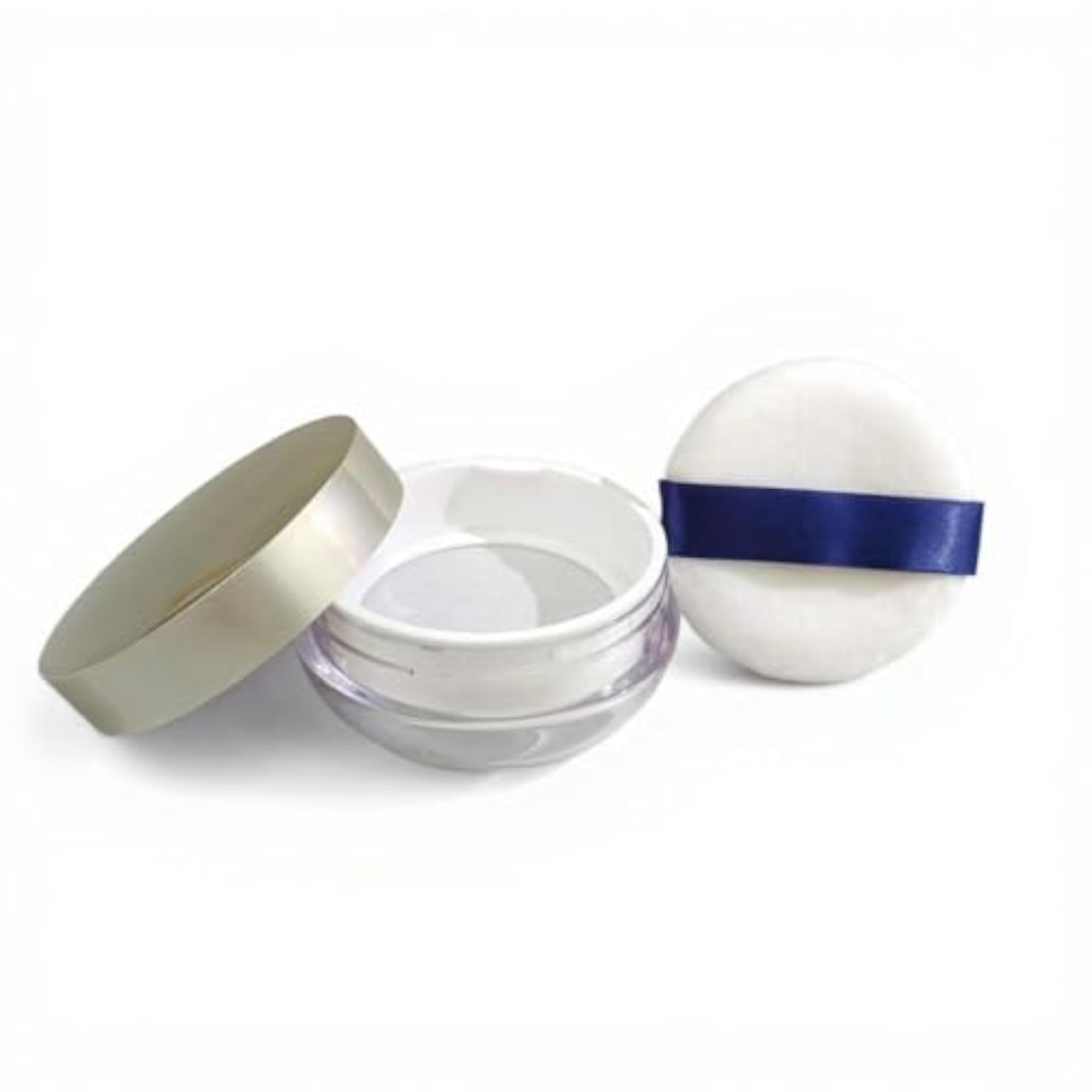Loose Powder Container, Portable Makeup Powder Case
