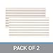 SSWBasics 4ft x 2ft Horizontal White Slatwall Panels Easy Organizer (24