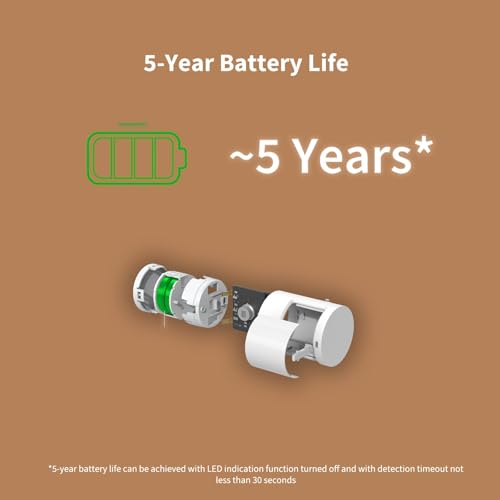 Image of Aqara Zigbee 3.0 Motion Sensor P1 3 Pack, 5-Year Battery Life, 150-170 Detection, Adjustable Timeout 1-200s, for Alert System Automations, Compatible with HomeKit, Home Assistant, Aqara Hub Required