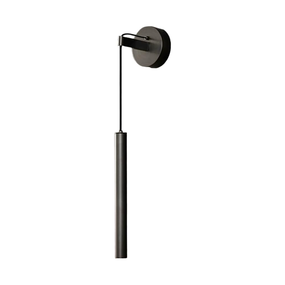 KBUUKYYXouy Wall Lights for Bedroom Brass Wall Sconce Lighting Fixture Wall Lamp Bedroom Bedside Wall Mount Spot Light 5W 3 Color Mode Hardwired Sconces for Living Room,Black(Black)