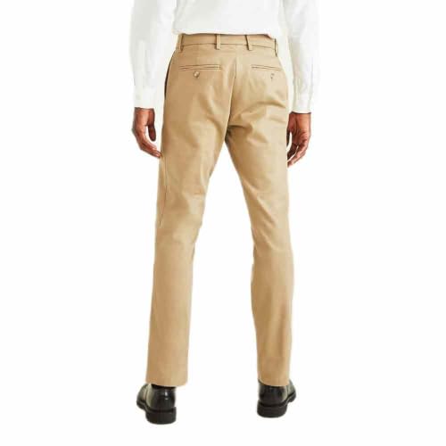 Image of Dockers Mens Straight Fit Signature Lux Cotton Stretch Khaki Pant