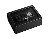 Fortress Small Drawer Safe with Electronic Lock, Black (44E10)