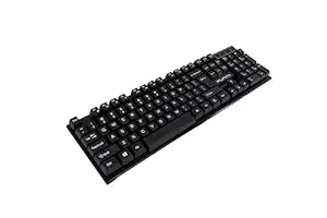 Punta Matrix Wired Keyboard with 104 Membrane Keys Dedicated Multmedia Keys/Compatible with PC/MAC/PS4/XBOX