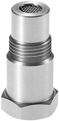 Universal Oxygen O2 Sensor Spacer Adapter M18x1.5 Stainless Steel Extender Straight Catalytic Converter Fix Check Engine Light for Exhaust Systems