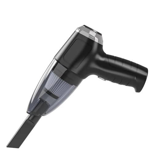 CCZRD Aspiradora De Coche, Soplador Polvo Inalámbrico Mano, Automática For Hogar Y, Minibomba Vacío Inalámbrica Doble Uso Limpieza Fácil Rápida Diversos Escenarios(There Are Brushes)