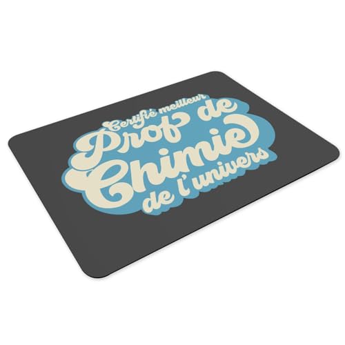 Set de table chimie dessous caoutchouc noir lavable pour professeur de collège - 3