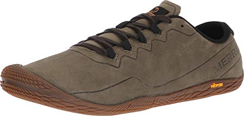 Merrell Herren Vapor Glove 3 Luna Leather Sneaker, Grün (Dusty Olive), 44.5 EU