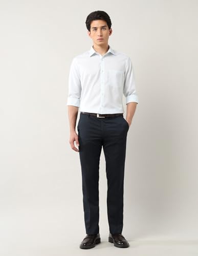 Image of Arrow Men's Tailored Fit Checked Trousers