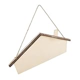 Bois pour l'artisanat : bois préféré, matériaux en corde, excellente texture, cette planche suspendue vierge est durable et pratique.