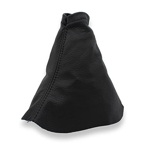 JPstraps - Soufflet Levier de Vitesse Compatible pour TOYOTA AURIS (2006-2017) 100% Cuir Noir