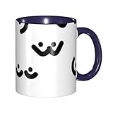 女性の胸のおっぱい マグカップ 旅マグ コーヒーカップ Navy Blue セラミック 330ml 陶器 食器 耐熱 水筒 プレゼント