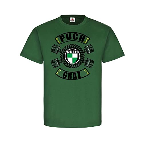 T Shirt Puch Graz moto pour vos sorties d'été et rassos de mécaniques anciennes