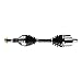 Detroit Axle - Front CV Axle Shafts for Chevrolet Impala, Pontiac Grand Prix Buick Regal LaCrosse Allure Century, 2 CV Axle Shafts Assembly Replacement