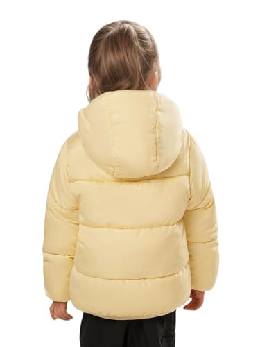 solomate Girls Winter Coats with Hood - Toddler Girls' Outerwear Winter Puffer Heavyweight Fleece Lined Jackets for Kids3