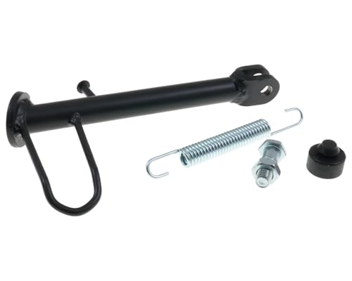 2EXTREME Béquille latérale noire compatible avec Peugeot Speedfight 3, 4 50 cc Roller