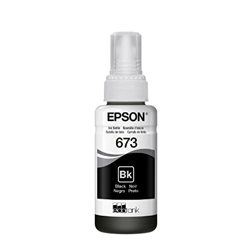 EPSON Garrafa de Tinta Original Epson EcoTank T673 Preto - T673120, Pequena