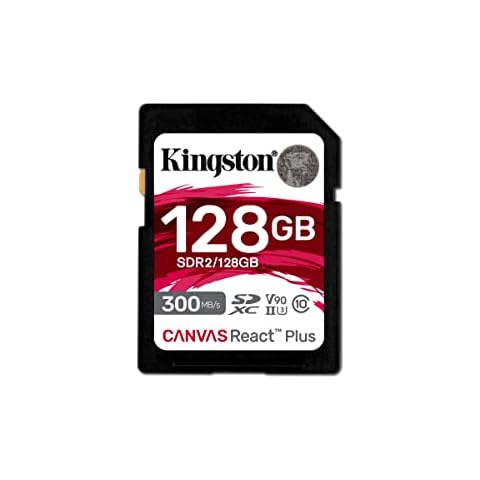 Kingston Tarjeta SDXC Canvas React Plus 128GB UHS-II V90 Cover