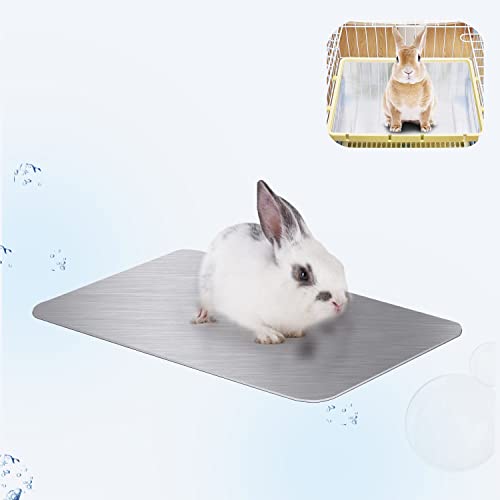 FIPASEN Kaninchen-Kühlkissen 30x20cm Kühlplatte für Kaninchen Hasen Hamster Meerschweinchen Andere Kleine Haustiere bleiben Sie diesen Sommer Kühl - Hamster-Kühlkissen Eisbett