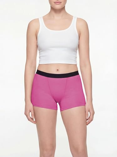 Image of Sexy Basics Women's Boy Short Trunks | Cotton-Stretch Boxers | Multi Packs