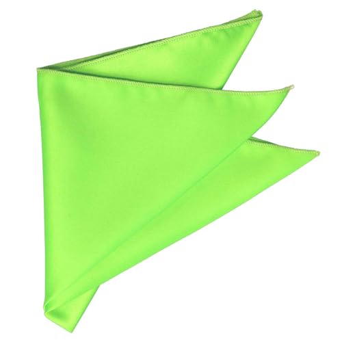 Image of tiemart Solid Color Pocket Squares for Men | For Suits, Perfect for Wedding Parties, 12 x 12 inch / 30 x 30 cm