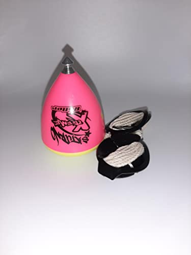 TROMPOS SPACE  Saturno XT Roller Gerardo Montero y Javi De María Peonza, Color Rosa, Mediano (SXRRSCUE)