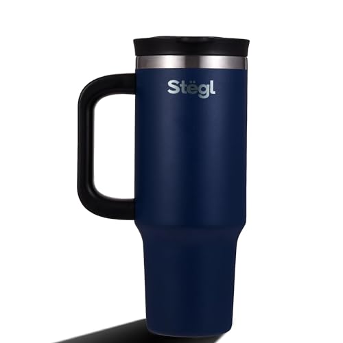 Image of Tumbler with Straw - 900ML Insulated Coffee Tumbler with Handle | Keeps Drinks Hot 12h Cold 24h | Leakproof Travel Sipper for Office Gym