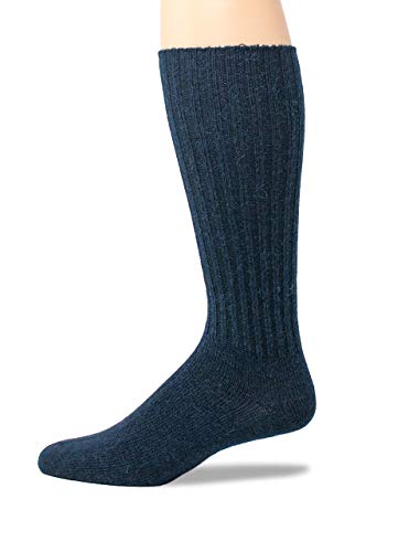 Image of WARRIOR ALPACA SOCKS - Ribbed Casual Everyday Alpaca Wool Crew Socks For Men And Women