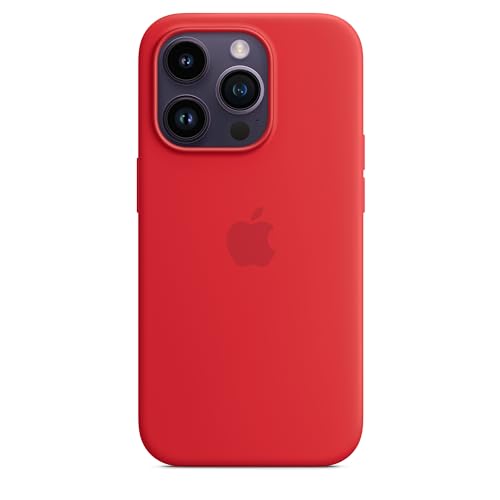 Apple iPhone 14 Pro Silikon Case mit MagSafe - (Product) RED
