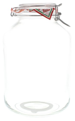 Authentic Bormioli Fido 5L Clip Top Preserving Jar for Optimal Storage