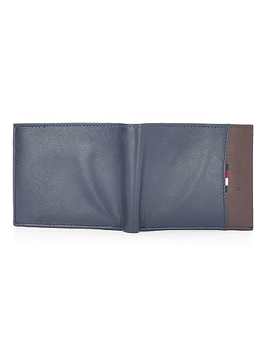 TOMMY HILFIGER Mudcreek Leather Global Coin Wallet for Men - Brown & Tan, 4 Card Slots 3 31lWwOHLaEL