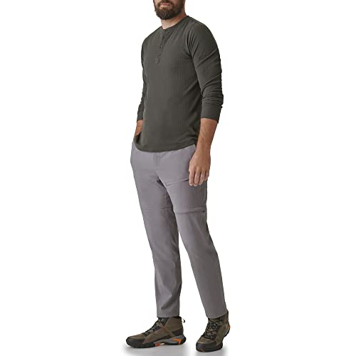 Bass Outdoor BA42L163 Men'S Henley Long-Sleeve T-Shirt-Easy-Care, Classic Style thumb #1