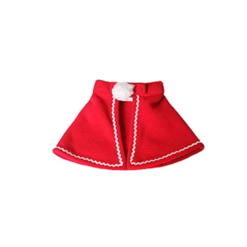 Bestoyard dog cloak christmas pet costumes red polar fleece pet cape cat halloween costume pet apparel size s (red) 1 Bestoyard dog cloak christmas pet costumes red polar fleece pet cape cat halloween costume pet apparel size s (red)