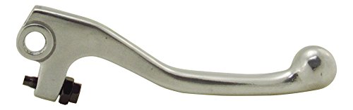 Outlaw Racing OR3401 OEM Style Brake Lever Polished Silver - Compatible with Honda CR125R Kawaski KDX200 Suzuki Dr-Z400