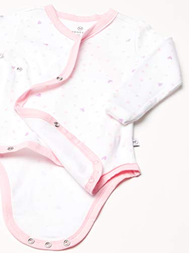 Honestbaby B307E Unisex Baby 3-Pack Organic Cotton Long Sleeve Side-Snap Kimono Bodysuits And Toddler T Shirt Set thumb #2