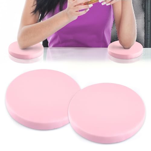 2PCS Nail Tech Elbow Rest, TOROKOM Elbow Rest for Nail Tech, Nail Arm Hand Rest for Nails Elbow Pad for Nail Tech Office Arm Elbow Relax Supplies (Pink)