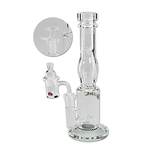 Blaze Glass Zylinder-Bong, PERCOLATOR-Bong, Eis-Bong Blaze Glass Logo | 25,0 x 5,1cm