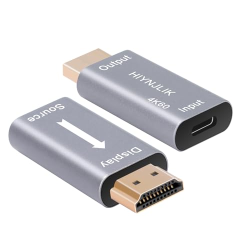Uni-Directional USB C Female to HDMI Male Adapter (USB-A to HDMI not Supported) 4K60 Thunderbolt 3/4 to HDMI2.0 for MacBook Pro/Air Surface Galaxy S8 to S23 iPhone 15 Series - 1 Pack