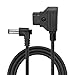 D-Tap to 5.5mm 2.5mm 12V Right Angle Power Straight Cable Suitable for KiPRO LCD Monitors, SmallHD, Lectrosonic, Shogun Inferno, Blackmagic, V Gold Mount Anton Bauer Battery, for 2.1 or 2.5 5.5mm, 40”