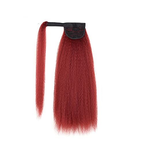 Extension queue de cheval clip synthétique 26 pouces pour cacher les cheveux courts en un instant