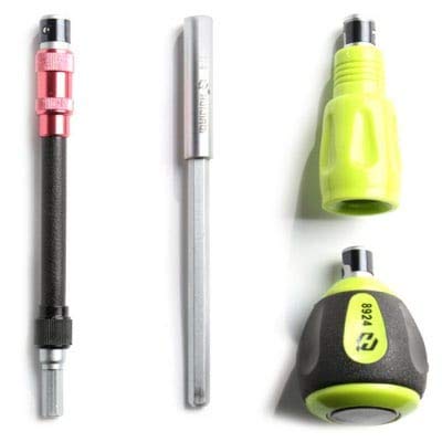 HaiMa Huijiaqi No. 8924 34 In 1 Set Di Cacciaviti Di Precisione Multiuso-Verde Giallo