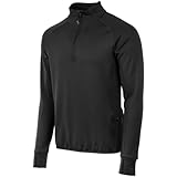 Beretta Men's Stretch Tech Half Zip Fleece Shirt, Black, Medium