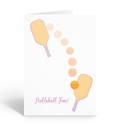 Image of Stonehouse Collection Pickleball Note Cards - 10 Boxed Pickle Ball Cards - Sports Cards USA Made (Pickleball Fun)