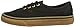 Vans Unisex Authentic Black/Rubber Skate Shoe 7 Men US / 8.5 Women US