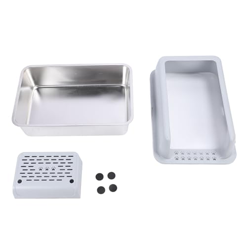 Arenero para gato Zerodis XL grande cerrado con patas miniatura 6