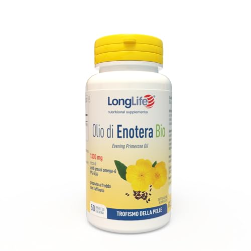 LongLife Olio di Enotera Bio 1300mg GLA